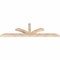 Ekena Millwork Richland Smooth Timber Gable Bracket, Douglas Fir, 84"W x 24"H x 3 1/2"D x 3 1/2"F, 7/12 Pitch GBW084X24X0404RIC00SDF - alternate 2